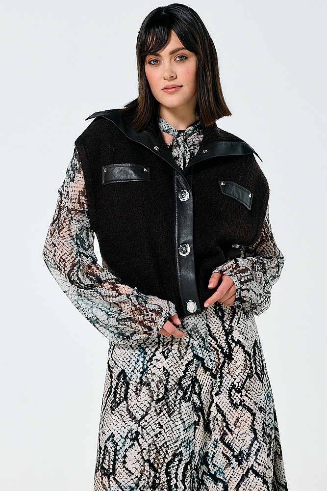 4223 | Boucle gilet+leder